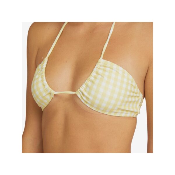 Larisa top - yellow check